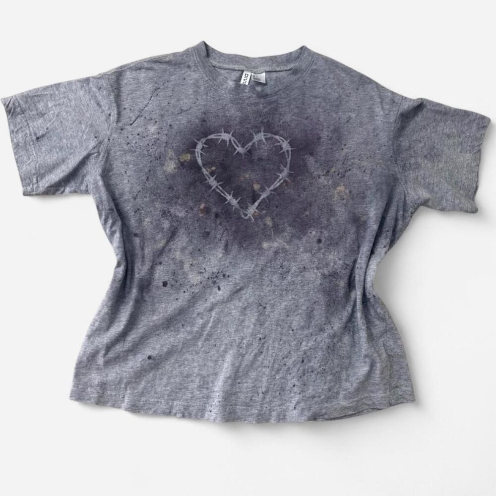 H-m Women's Grey T-shirt